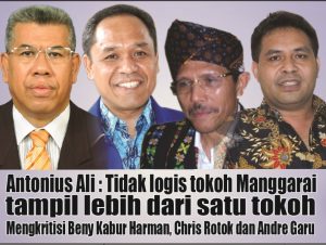 Antonius Ali : Tidak logis tokoh Manggarai tampil lebih dari satu tokoh