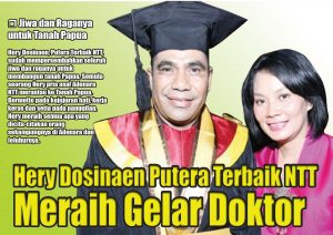Hery Dosinaen Putera Terbaik NTT Meraih Gelar Doktor