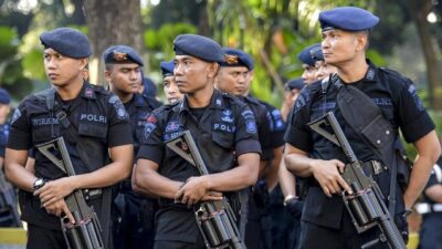 Ratusan Personil Brimob Dari Mako, Polda Jatim dan Polda Bali Dikirim ke Adonara dan Lembata