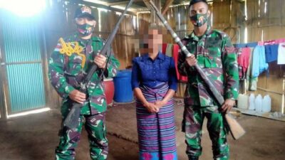 serahkan senjata ke TNI