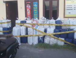 Kriminalitas Meningkat, Polisi Amankan 3 Ton Miras di Pelabuhan Bolok Kupang