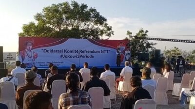 Deklarasi Referendum Jokowi 3 Periode, Pengamat Politik Undana: Jelas Melanggar Konstitusi