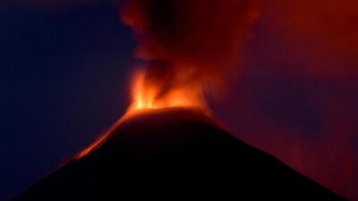 Gunung Ile Lewotolok Kembali Erupsi, Pos Pengamatan: Status Level Siaga