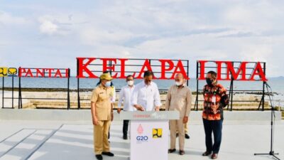 Resmikan Pantai Wisata Kelapa Lima Kota Kupang, Ini Kata Presiden Jokowi
