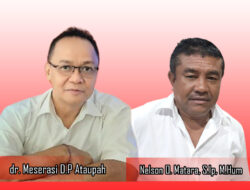 Messe Ataupah dan Nelson Matara Maju Pilbub Kabupaten Kupang 2024