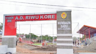 Warga NBS Ancam Bongkar Stadion Mini Jika Nama A.D. Riwu Kore Diganti