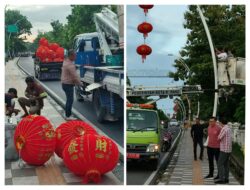 Rayakan Imlek, Pemkot Kupang Gandeng Paguyuban Tionghoa Pasang Lampion di Jalan El Tari