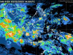 Ramalan Cuaca NTT Senin 4 Desember 2023, Kota Kupang Hujan Ringan, Labuan Bajo Waspada Petir