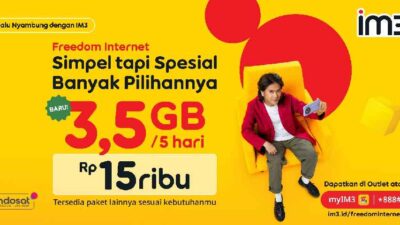 IM3 Freedom Internet Kini Lebih Spesial dengan Kuota Harian