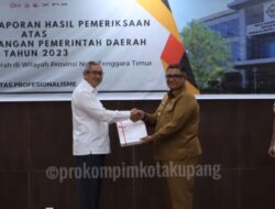 Meski Ada Kesalahan Penganggaran, Pemkot Kupang Tetap Raih Opini WTP