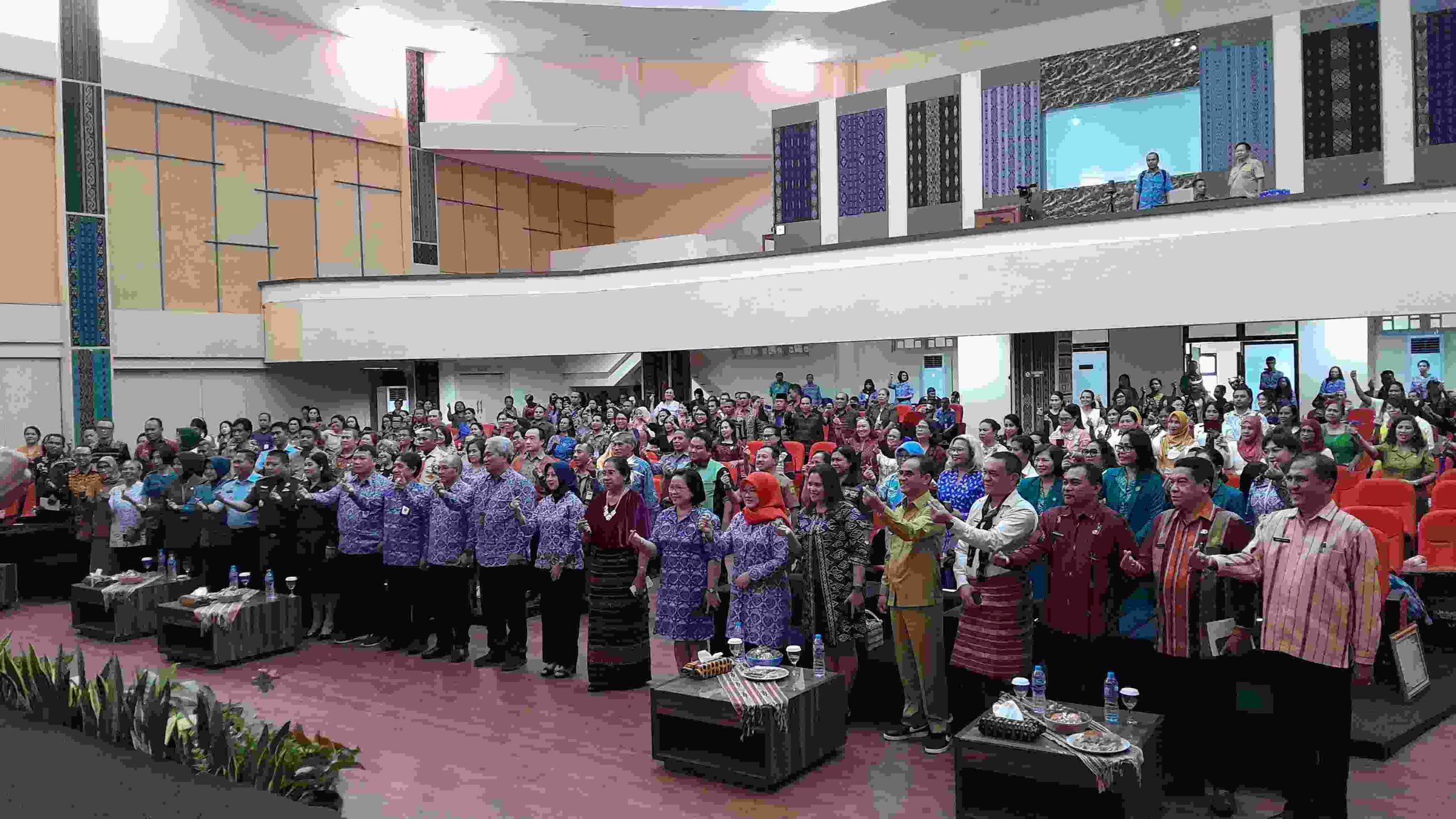 BKKBN menggelar peringatan Harganas ke-31 Tingkat Provinsi NTT Tahun 2024, di Aula El Tari, Selasa, 30 Juli 2024 / foto: Gorby Rumung