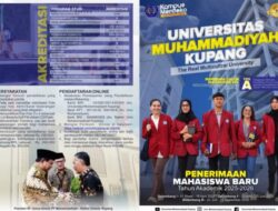 Universitas Muhammadiyah Kupang Buka Pendaftaran Penerimaan Mahasiswa Baru 2025/2026