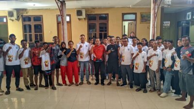 Bupati Simplisius Donatus Kunjungi Atlet Nagekeo yang Berlaga POPDA NTT 2025