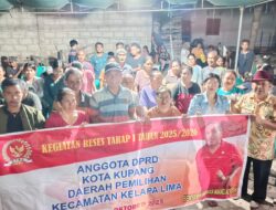 Reses DPRD Kota Kupang Moses Mandala, Warga Minta Pemkot Perhatikan Batas Kota