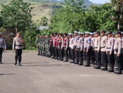 Kapolres Nagekeo Pimpin Apel Operasi Zebra Turangga 2025