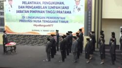 Pelantikan Jabatan Pimpinan Tinggi Pratama Pemprov NTT, Senin, 16 Maret 2026 / foto: ist
